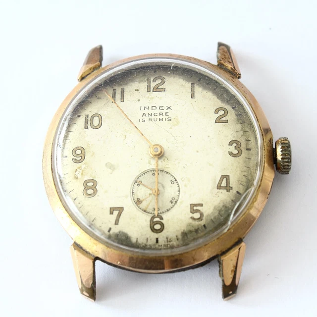 GRANDE MONTRE MECANIQUE ancienne à réviser semble fonctionner - F11-09 EUR 17,90 - FR